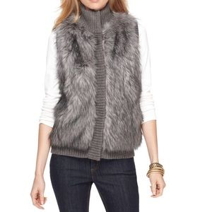 Michael KORS Faux Fur sweater vest